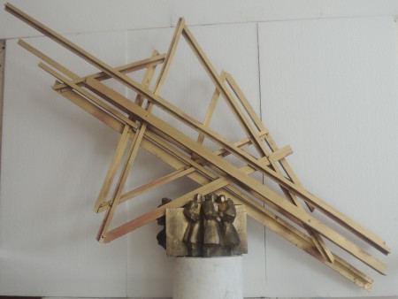 Germinál, magántulajdon, vas, bronz, 110 cm